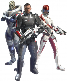 Team concept art from Mass Effect