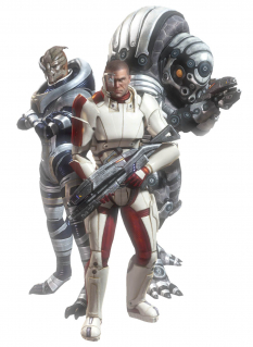 Team concept art from Mass Effect