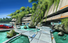 Environment Concept art from Mass Effect