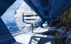 Environment Concept art from Mass Effect