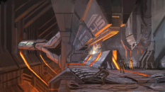 Maintenance Checks concept art from Mass Effect