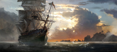She's Coming About concept art from Assassin's Creed IV: Black Flag by Donglu Yu
