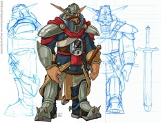 Baron concept art from Jak II by Bob Rafei