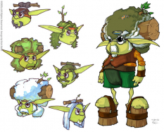 Young Samos concept art from Jak II by Bob Rafei