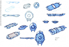 Hoverboard concept art from Jak II by Bob Rafei