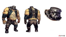 Goliath concept art from Borderlands 2 by Matias Tapia