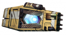 Hyperion Shield concept art from Borderlands 2 by Kevin Duc