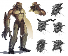 Tiny Tina's Assault On Dragon Keep - Orc Layout concept art from Borderlands 2 by Kevin Duc