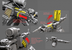 Bandit AR Animations concept art from Borderlands 2 by Kevin Duc