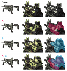 Dahl SMG Body Additions concept art from Borderlands 2 by Kevin Duc