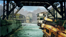 Hyperion SMG First Person View concept art from Borderlands 2 by Kevin Duc
