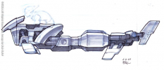 Krimzon Guard Pickup concept art from Jak 3 by Bob Rafei