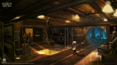 Abstergo Industries Vault Entrance concept art from Assassin's Creed IV: Black Flag by Eddie Bennun