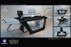Cco Desk Design concept art from Assassin's Creed IV: Black Flag by Encho Enchev