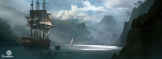 Found The Temple concept art from Assassin's Creed IV: Black Flag by Martin Deschambault