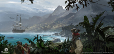 Looking Back concept art from Assassin's Creed IV: Black Flag by Martin Deschambault
