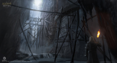 Mayan Underground concept art from Assassin's Creed IV: Black Flag by Eddie Bennun