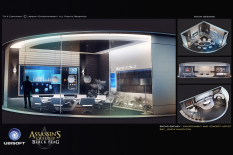 Room Designs concept art from Assassin's Creed IV: Black Flag by Encho Enchev