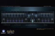 Server Room Design concept art from Assassin's Creed IV: Black Flag by Encho Enchev