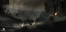 Temple Underground Secret concept art from Assassin's Creed IV: Black Flag by Martin Deschambault