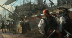 Stay There concept art from Assassin's Creed IV: Black Flag by Martin Deschambault