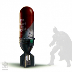 Anarky Bomb concept art from Batman: Arkham Origins by Daniel Kvasznicza