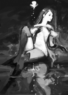 Agnes Oblige Speed Paint concept art from the video game Bravely Default