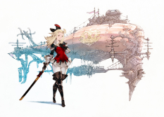 Edea Lee concept art from the video game Bravely Default