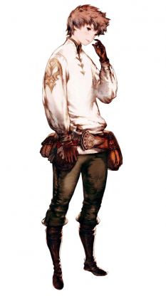Tiz Arrior concept art from the video game Bravely Default