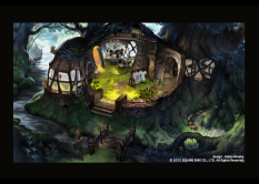 Tailor Shop concept art from the video game Bravely Default