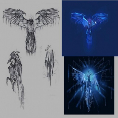 Anivia concept art from the video game League of Legends
