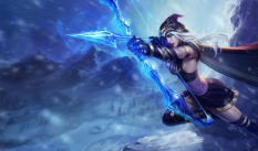 Ashe The Frost Archer concept art from the video game League of Legends