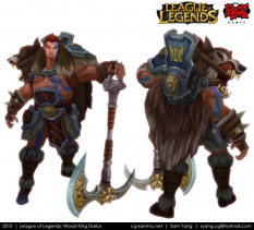 Darius Woadking concept art from the video game League of Legends