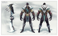Draven Final Design concept art from the video game League of Legends by Eoin Colgan