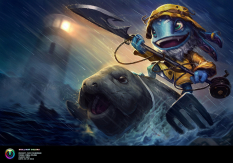 Fizz Fisherman concept art from the video game League of Legends