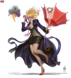 Janna Weather Forecast concept art from the video game League of Legends