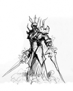 Kassadin concept art from the video game League of Legends