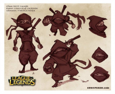 Kennen concept art from the video game League of Legends
