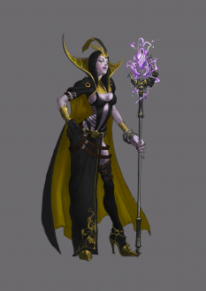 Leblanc concept art from the video game League of Legends