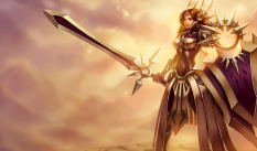 Leona The Radiant Dawn concept art from the video game League of Legends