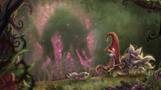 Lulu The Great Hunt concept art from the video game League of Legends