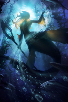 Nami Teaser concept art from the video game League of Legends