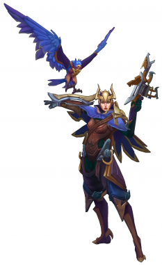 Quinn concept art from the video game League of Legends