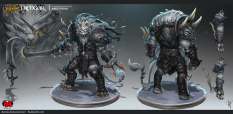 Rengar concept art from the video game League of Legends
