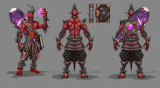 Ryze Demon concept art from the video game League of Legends