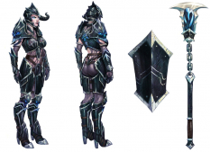 Sejuani Darkrider concept art from the video game League of Legends