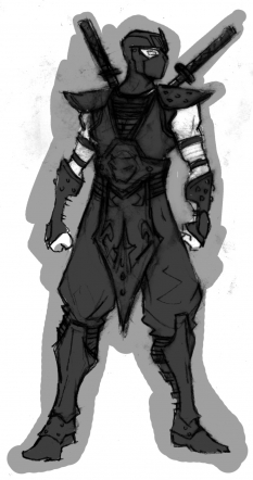 Shen concept art from the video game League of Legends