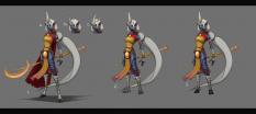 Soraka concept art from the video game League of Legends