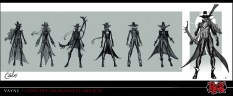 Vayne Initial concept art from the video game League of Legends