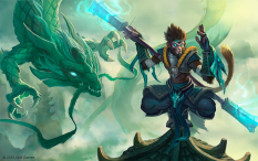 Wukong Jade Dragon concept art from the video game League of Legends